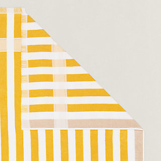 Yachting Raye beach towel, large model | Hermès Thailand